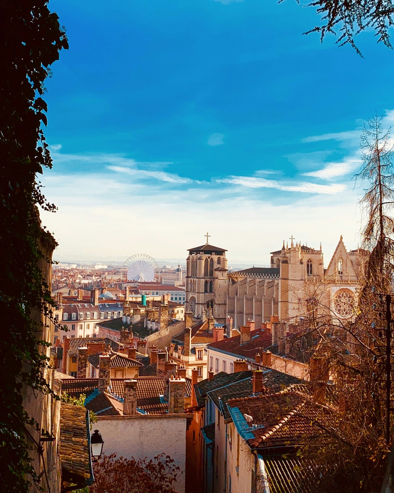 Vue de Lyon et de la métropole lyonnaise